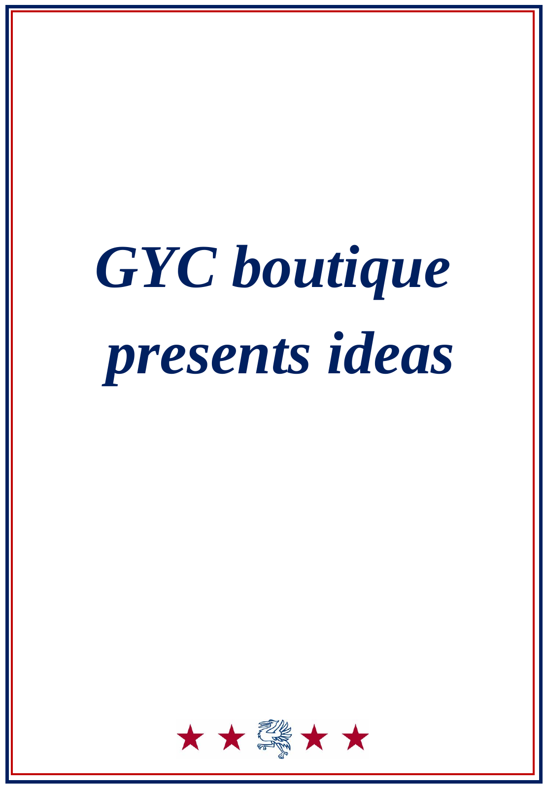 Vorschau GYC boutique catalog Seite 1