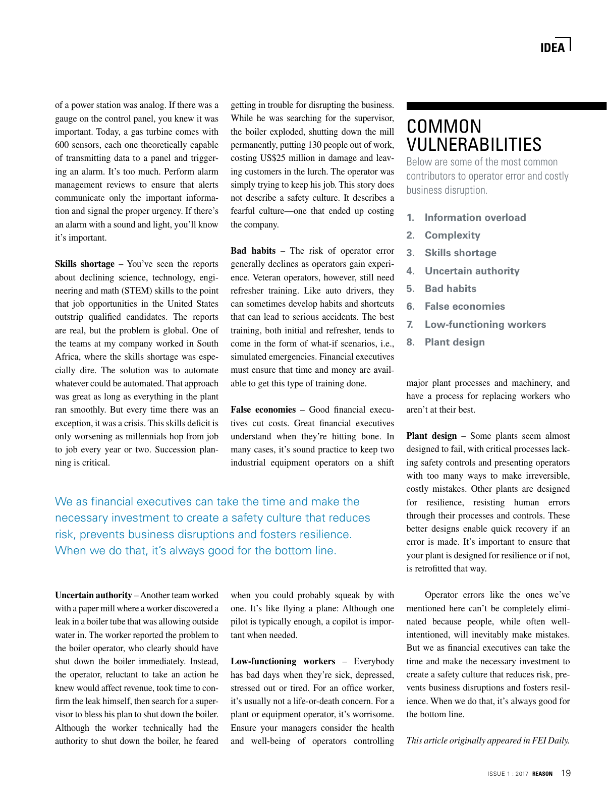 Vorschau Reason Magazine Issue 1 2017 Seite 20