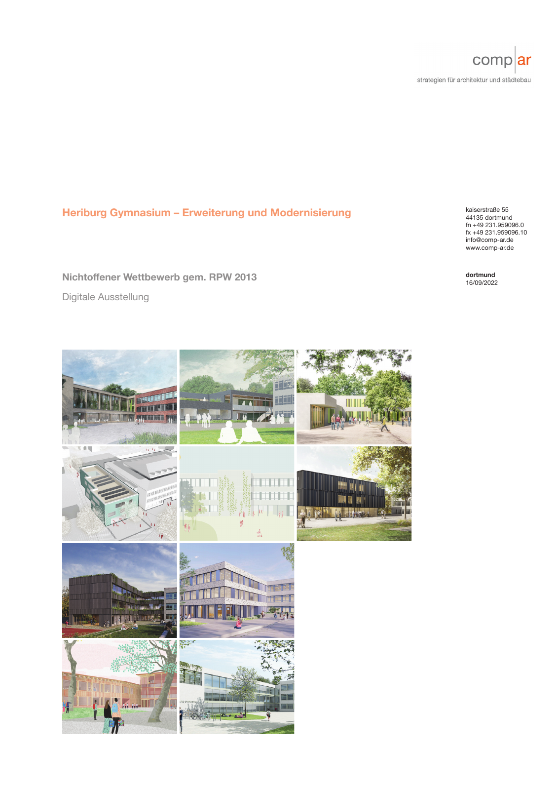Vorschau Erweiterung und Modernisierung Heriburg Gymnasium [Coesfeld] Seite 1