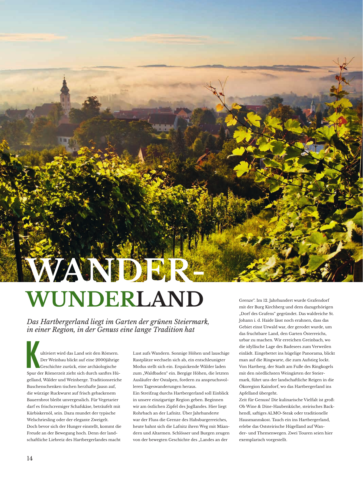 Vorschau Hartbergerland Magazin Seite 14