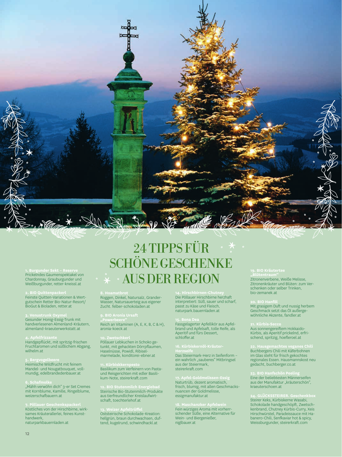Vorschau Wintermagazin Oststeiermark Seite 12