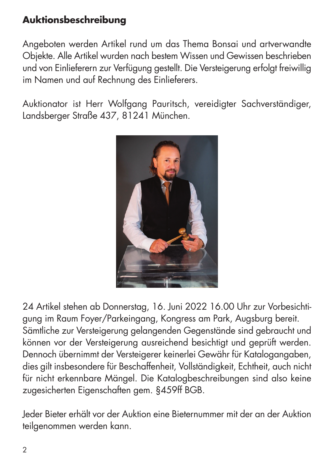 Vorschau Auktionskatalog Augsburg 2022 Seite 2