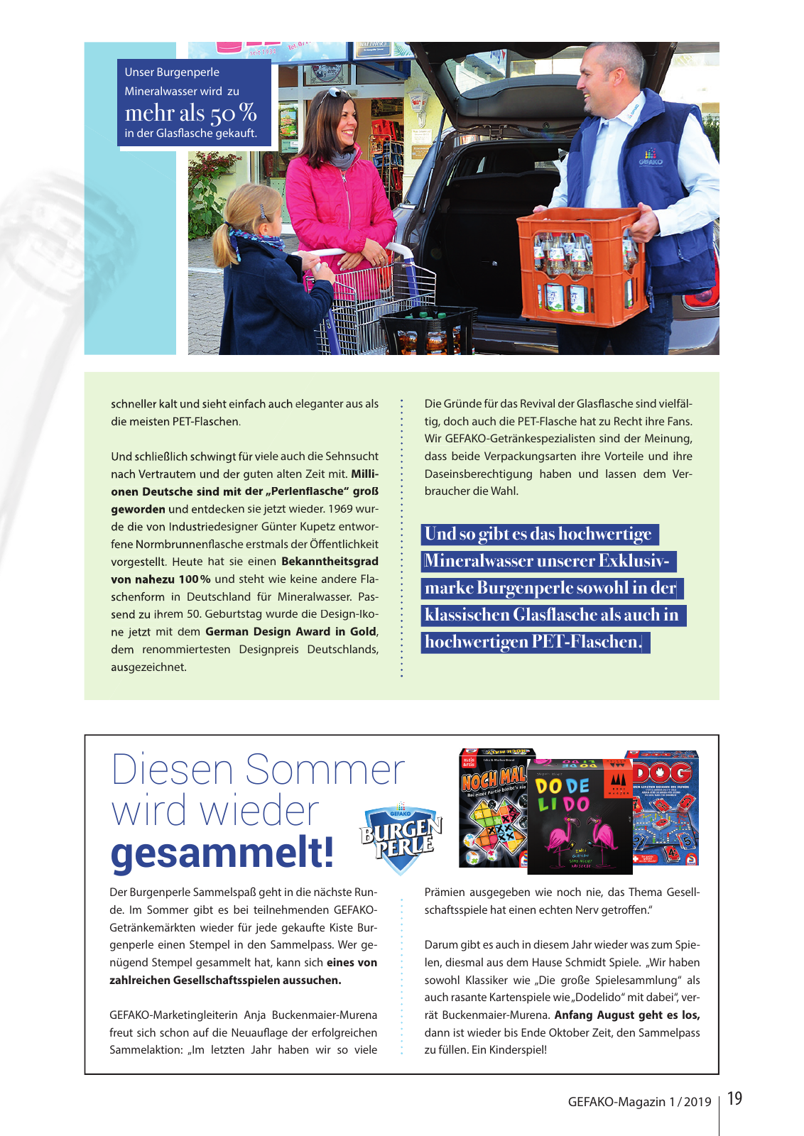 Vorschau GEFAKO Kundenmagazin 1/2019 Seite 19