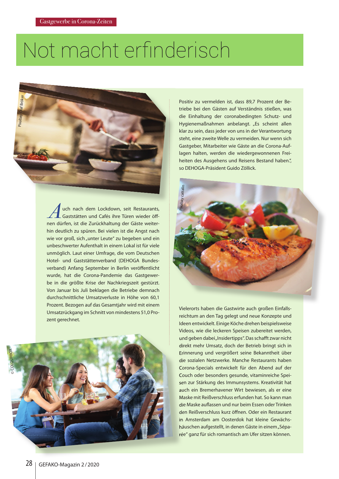 Vorschau GEFAKO Kundenmagazin 2/2020 Seite 28