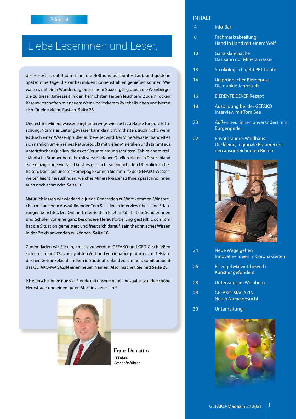 Vorschau GEFAKO Kundenmagazin 02/2021 Seite 3