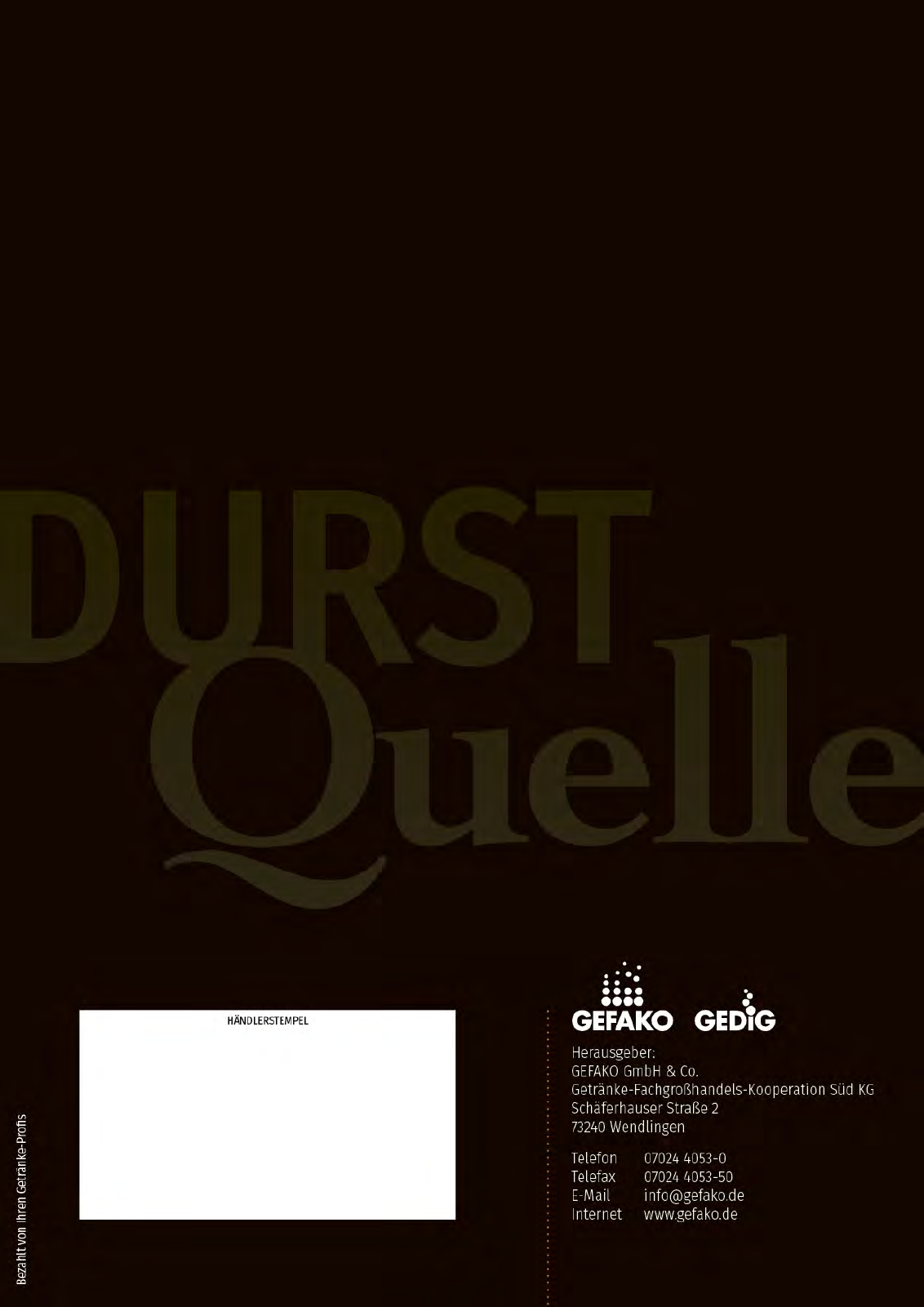 Vorschau GEFAKO Durstquelle 01/2023 Seite 36