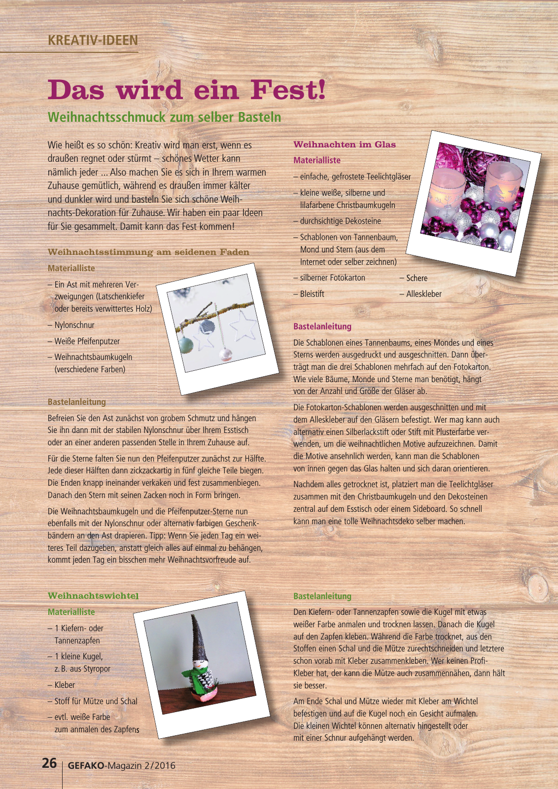 Vorschau GEFAKO Kundenmagazin 2016/2 Seite 26