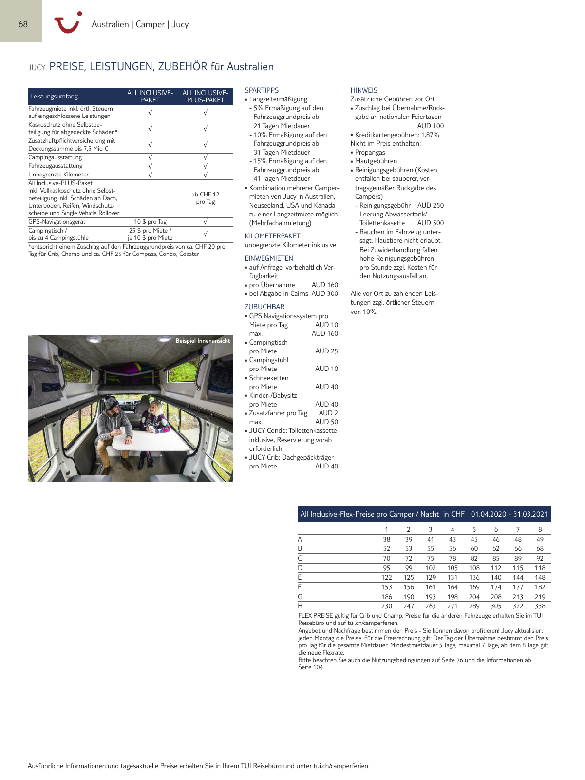 Vorschau TUI Camper Katalog 2020 Seite 68