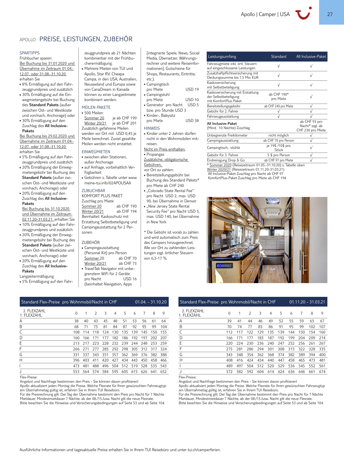 Vorschau TUI Camper Katalog 2020 Seite 27