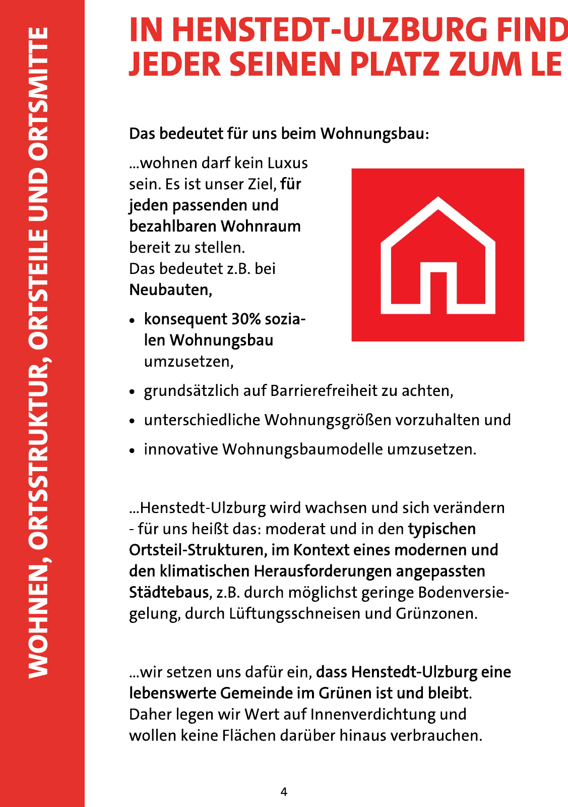 Vorschau Wahlprogramm SPD Henstedt-Ulzburg Seite 4