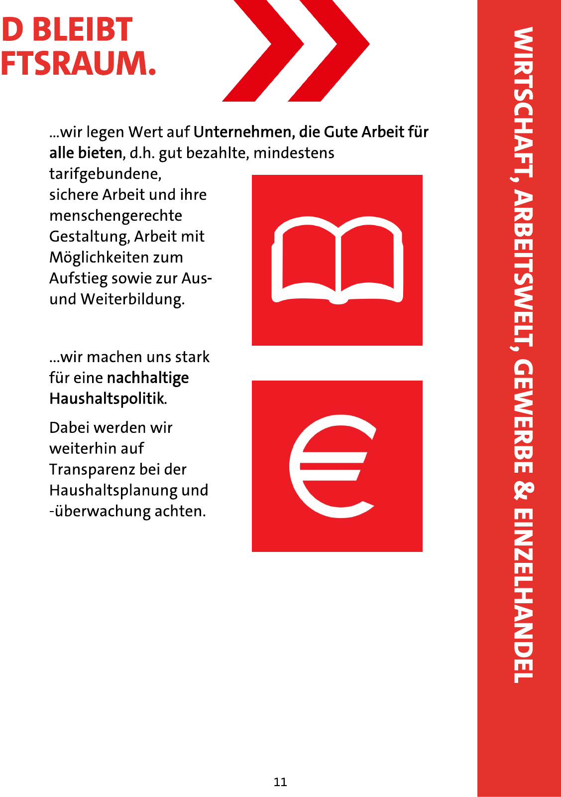 Vorschau Wahlprogramm SPD Henstedt-Ulzburg Seite 11