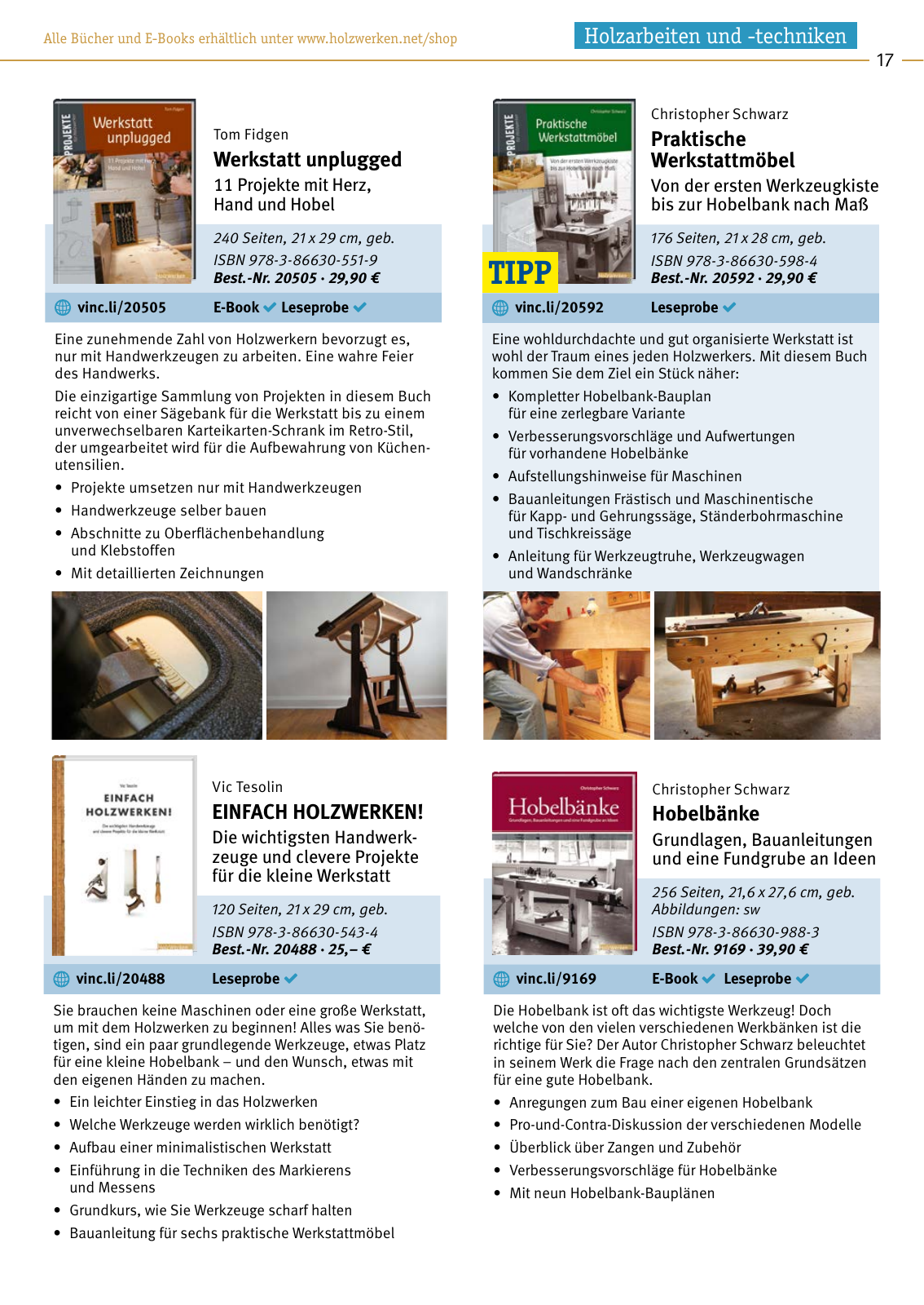 Vorschau HolzWerken Katalog 2020 Seite 17