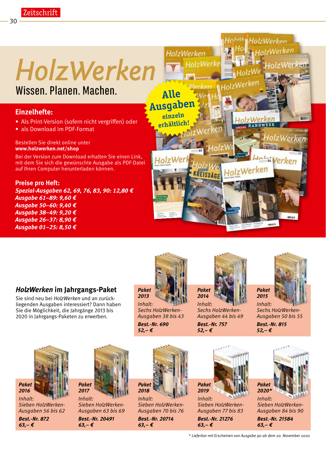 Vorschau HolzWerken Katalog 2021 Seite 30