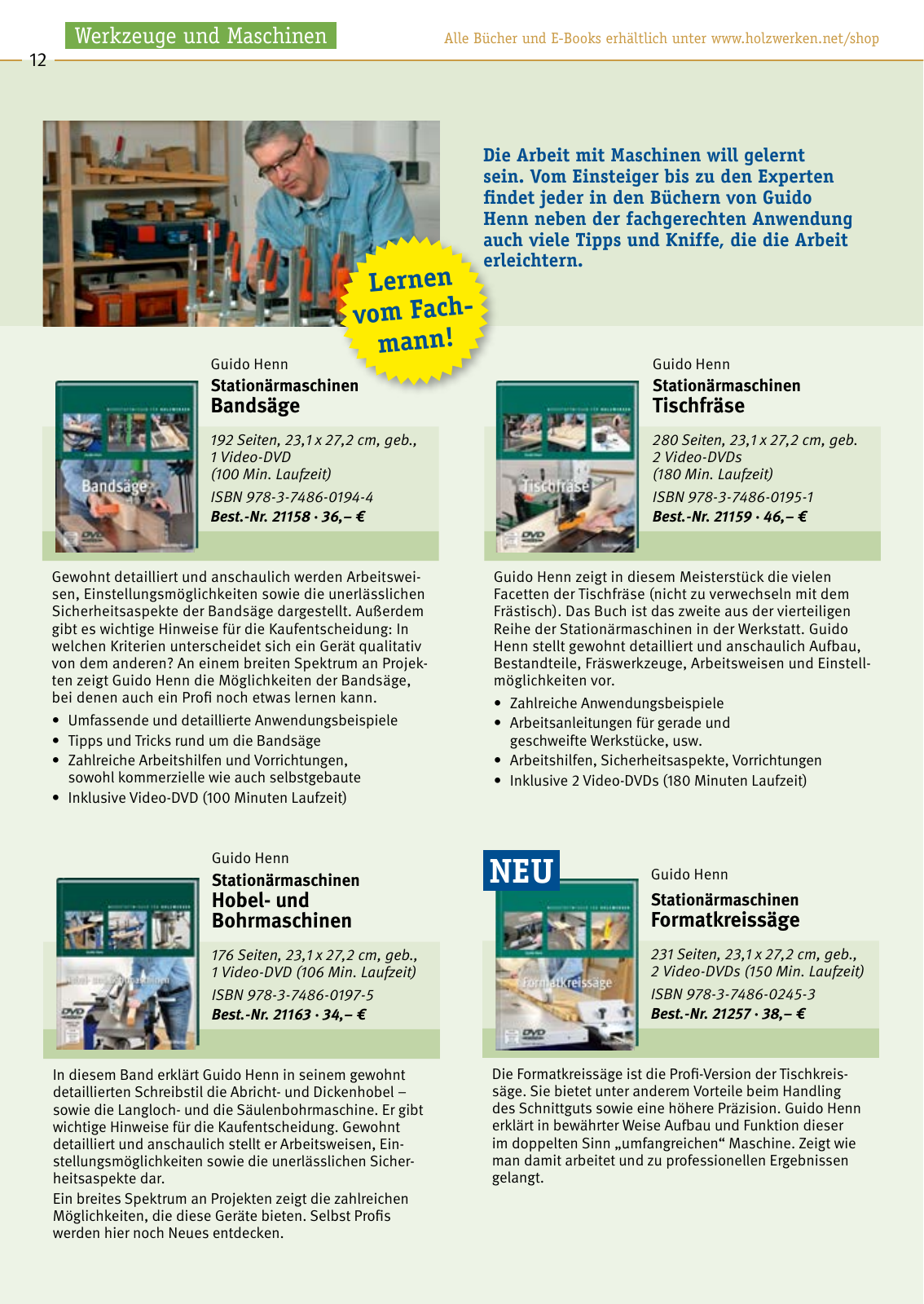 Vorschau HolzWerken Katalog 2021 Seite 12