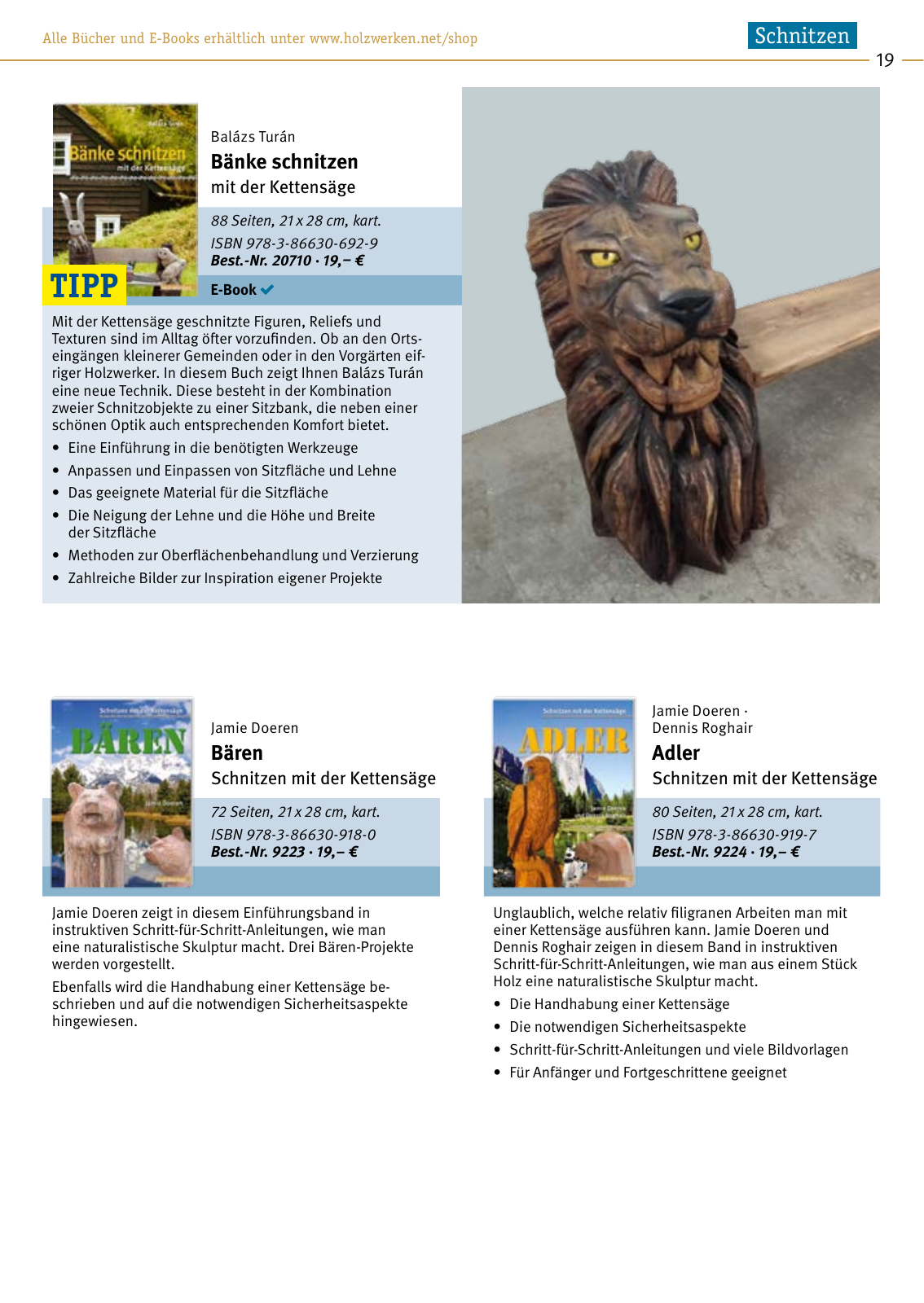 Vorschau HolzWerken Katalog 2021 Seite 19