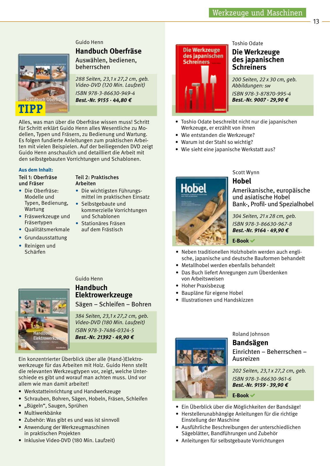 Vorschau HolzWerken Katalog 2021 Seite 13
