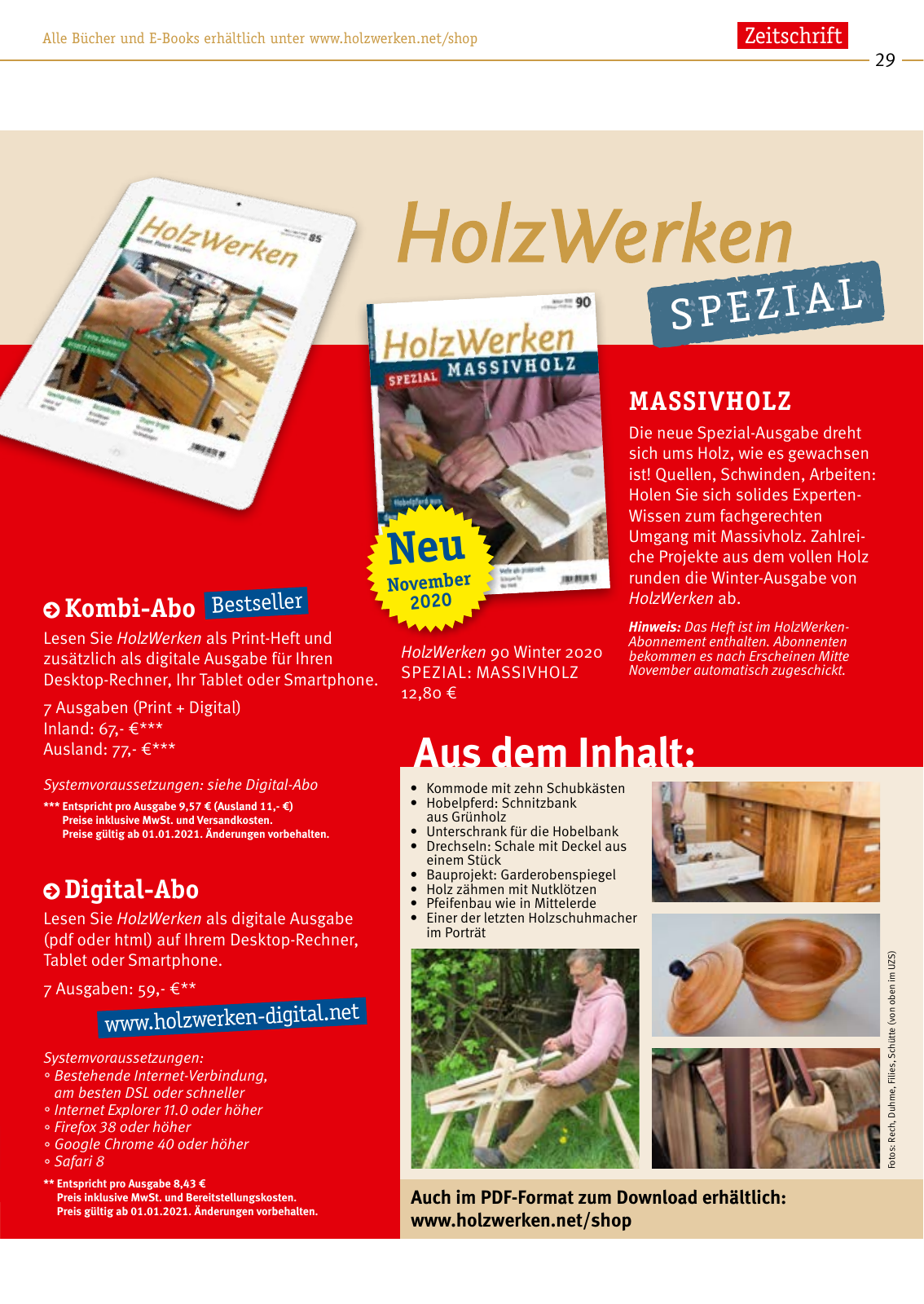 Vorschau HolzWerken Katalog 2021 Seite 29