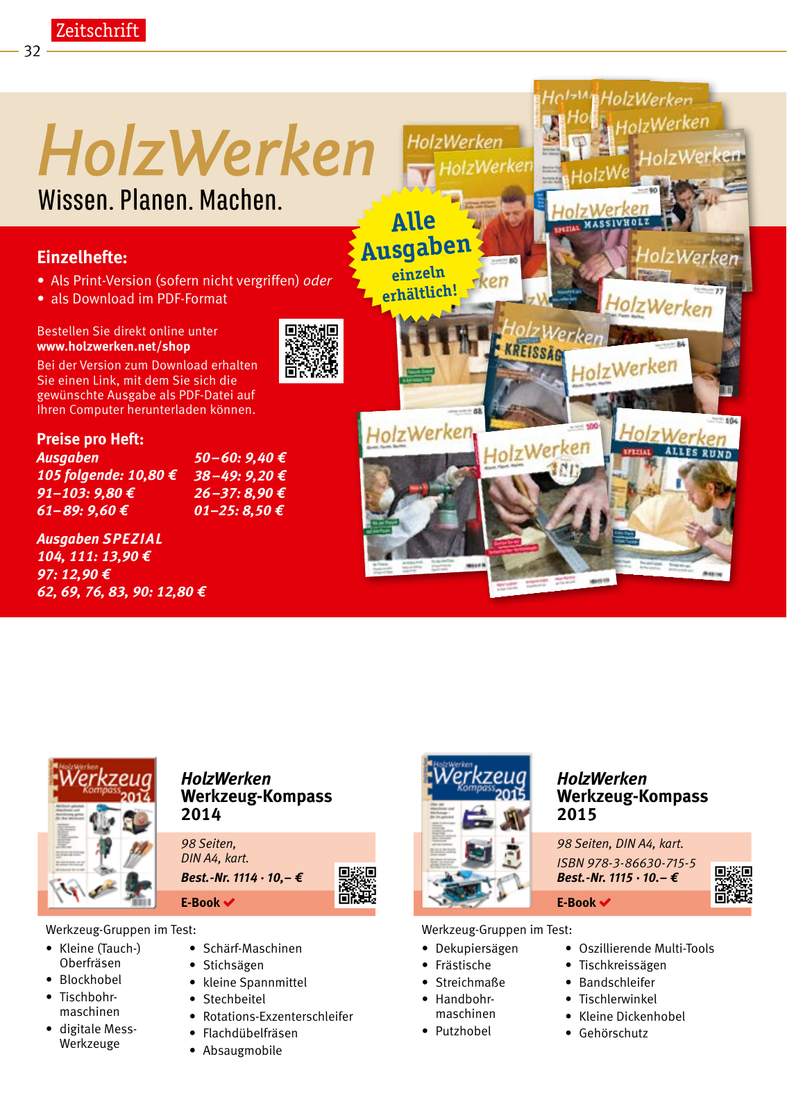 Vorschau HolzWerken Buchkatalog 23/24 Seite 32