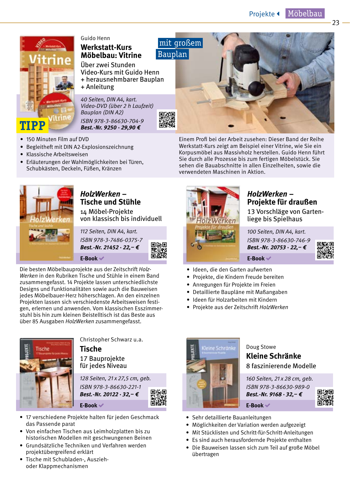 Vorschau HolzWerken Buchkatalog 23/24 Seite 23