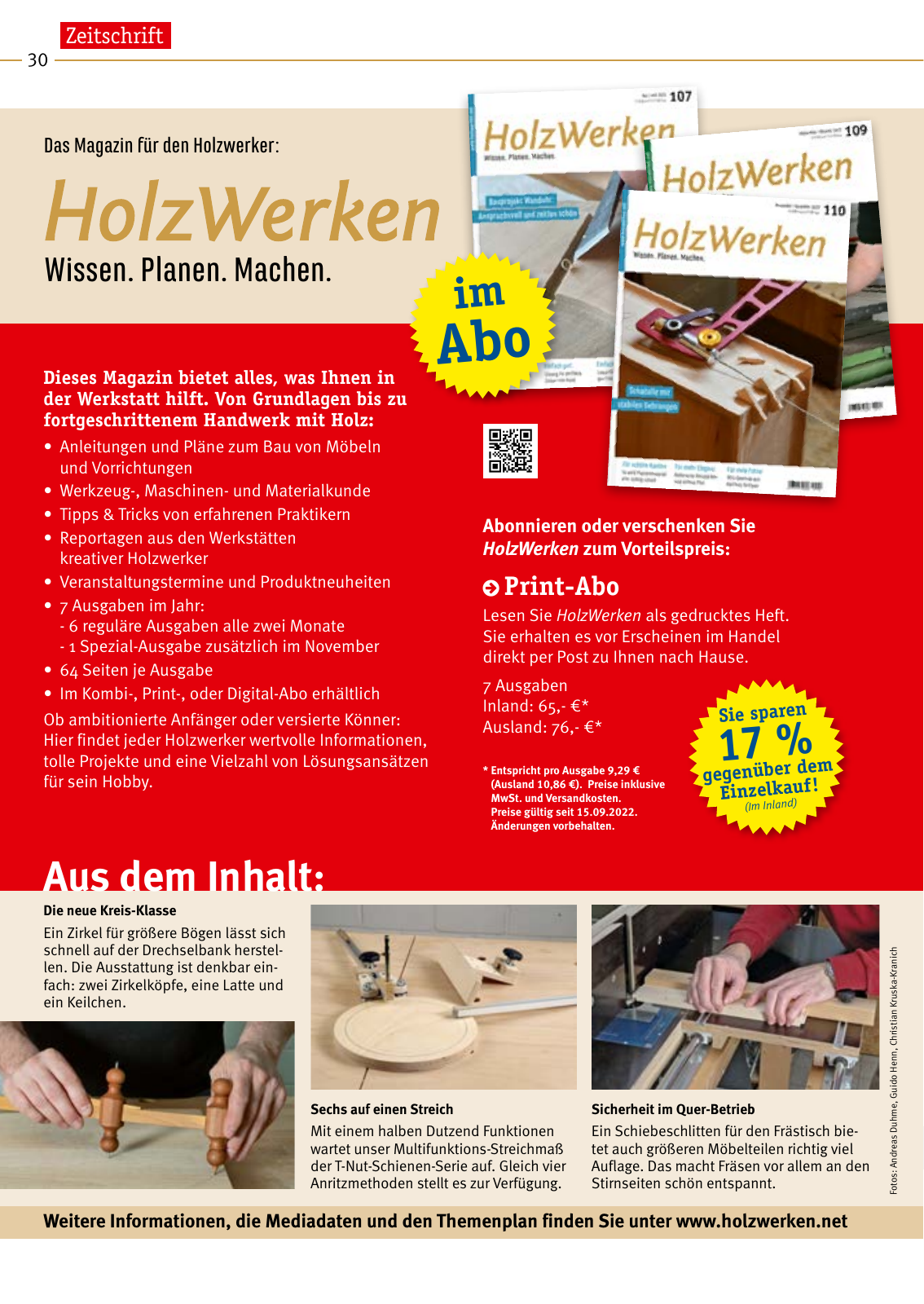 Vorschau HolzWerken Buchkatalog 23/24 Seite 30