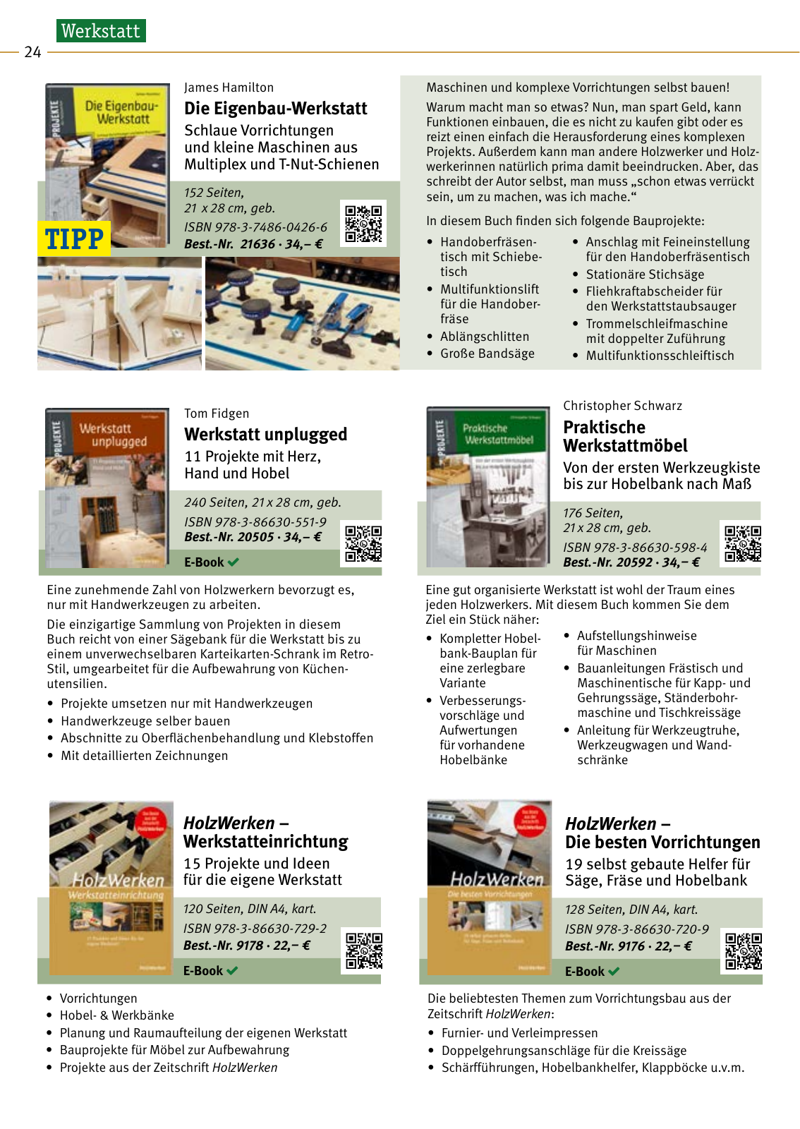 Vorschau HolzWerken Buchkatalog 23/24 Seite 24