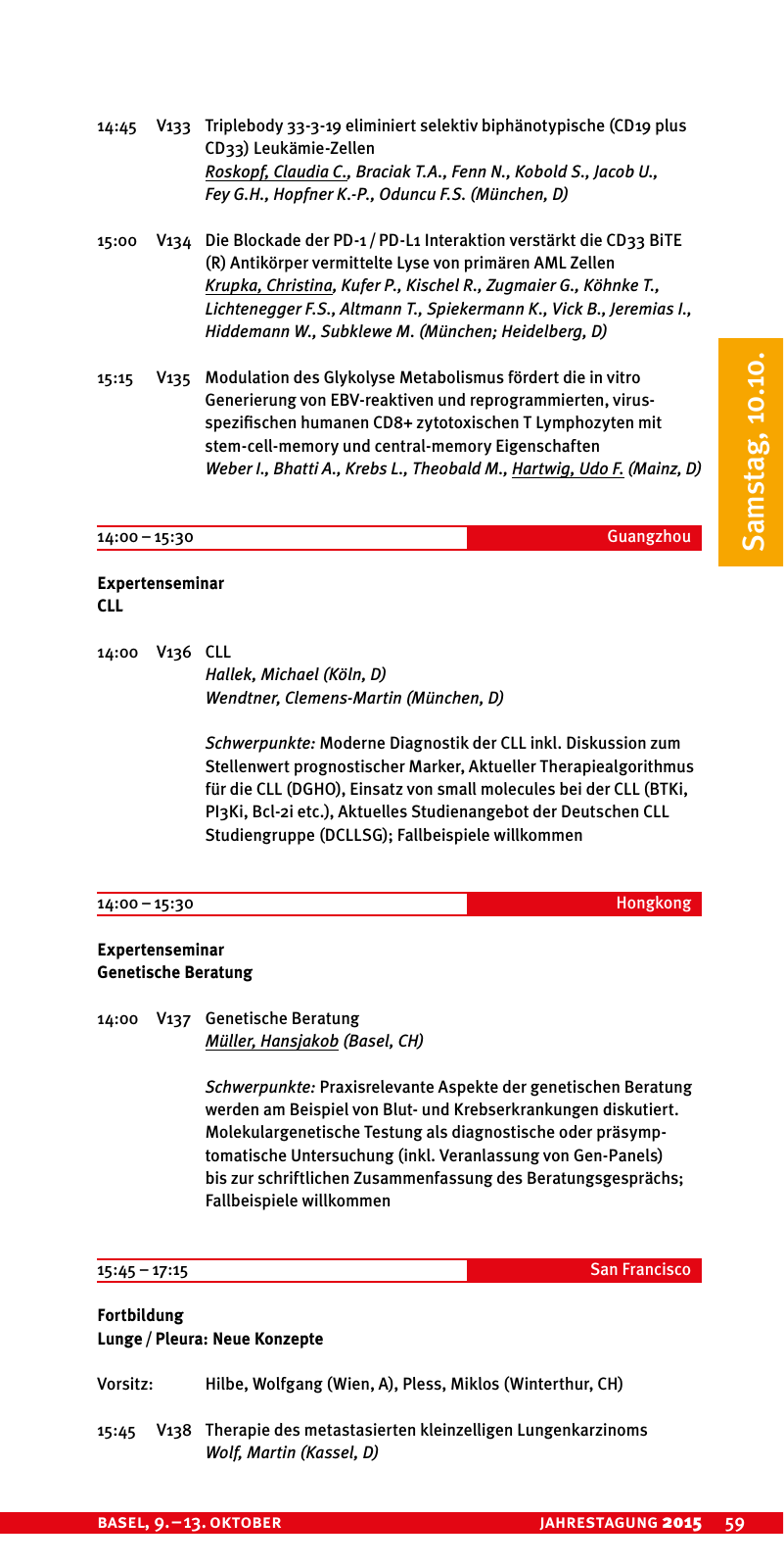 Vorschau Hauptprogramm 2015 Seite 61