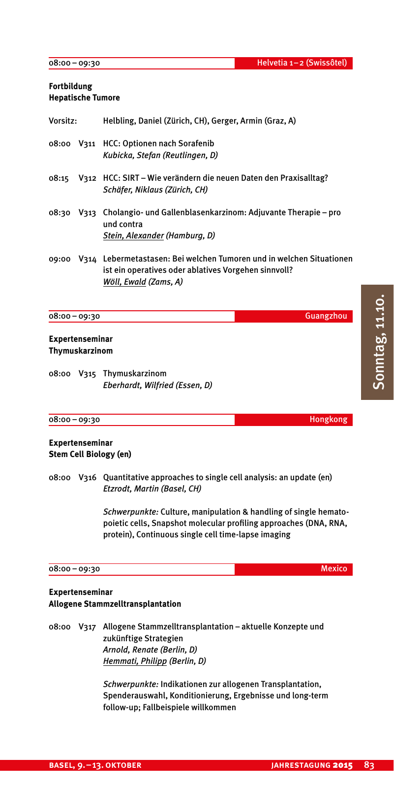 Vorschau Hauptprogramm 2015 Seite 85