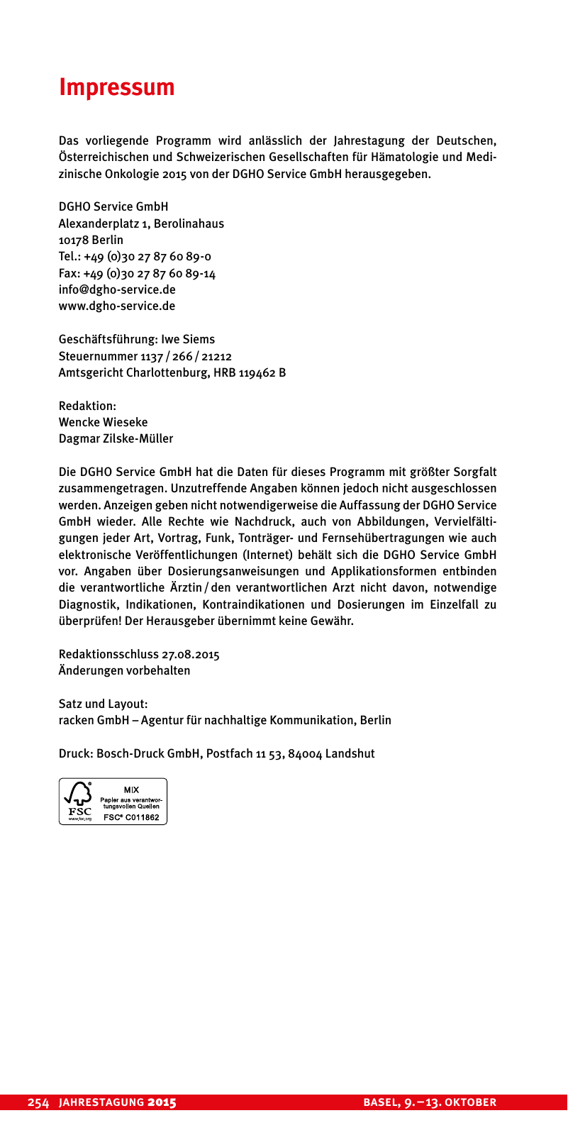 Vorschau Hauptprogramm 2015 Seite 256