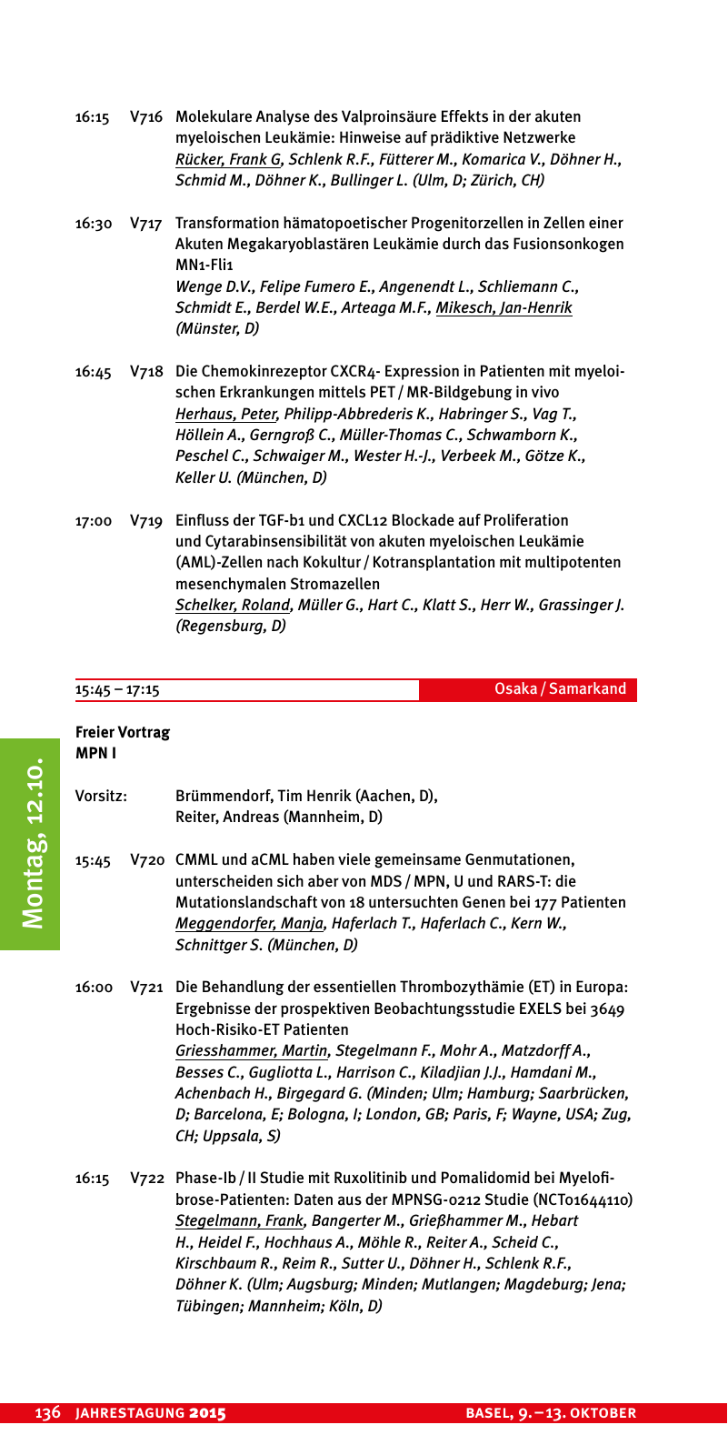 Vorschau Hauptprogramm 2015 Seite 138