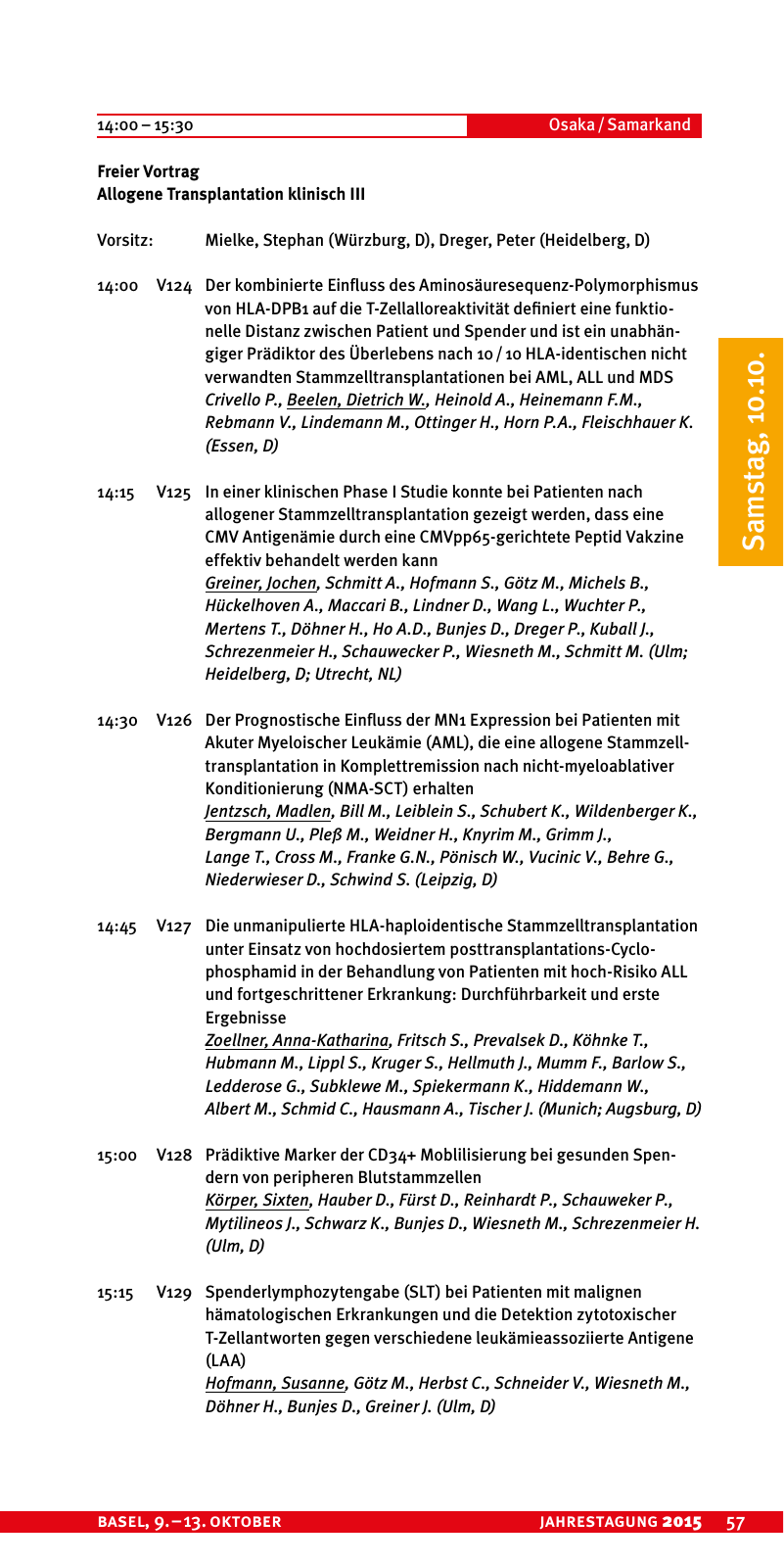 Vorschau Hauptprogramm 2015 Seite 59