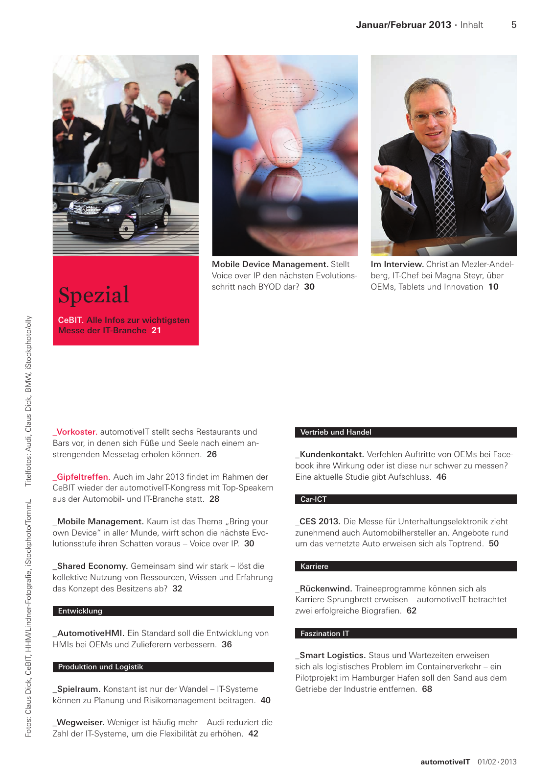 Vorschau automotiveit Ausgabe 1-2/2013 Seite 5