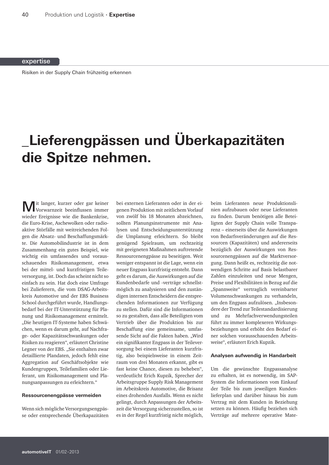 Vorschau automotiveit Ausgabe 1-2/2013 Seite 40