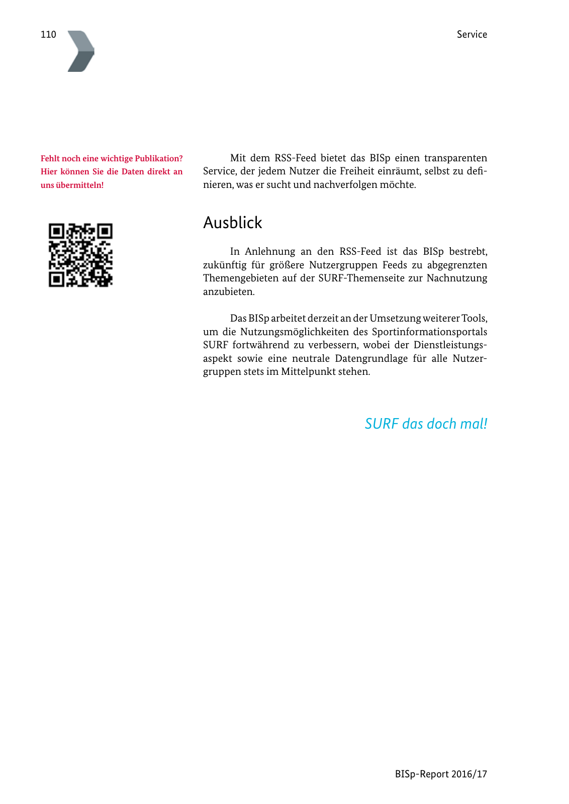 Vorschau BISp-Report 2016/17 Seite 112