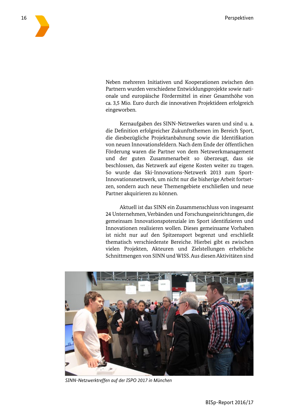 Vorschau BISp-Report 2016/17 Seite 18