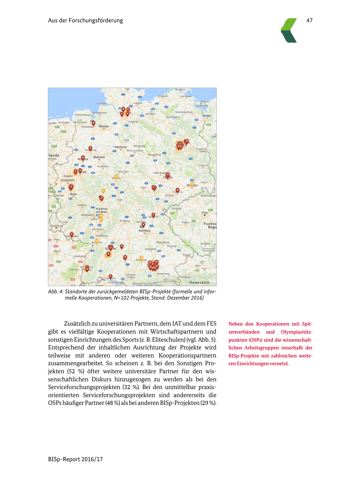 Vorschau BISp-Report 2016/17 Seite 49