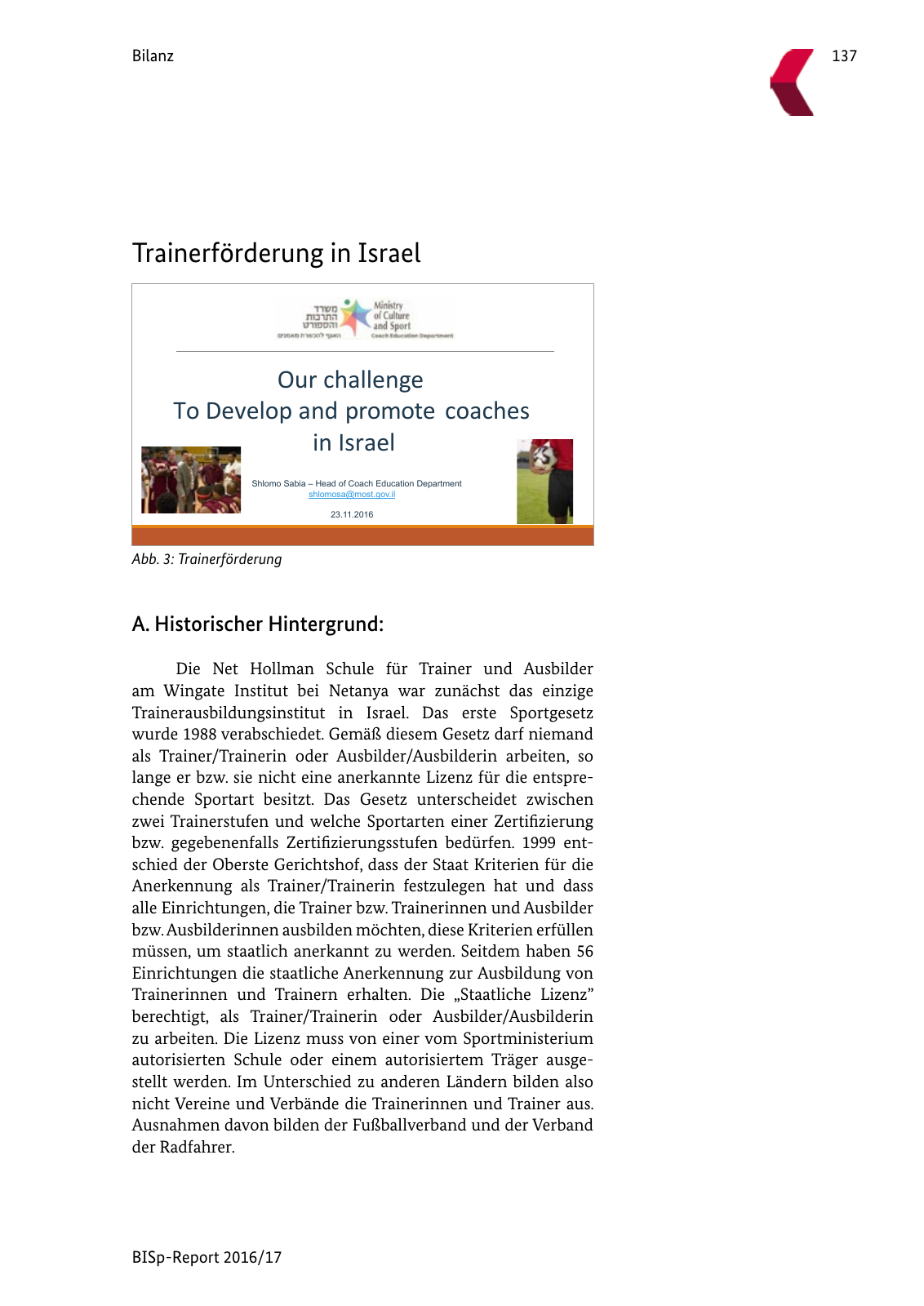 Vorschau BISp-Report 2016/17 Seite 139
