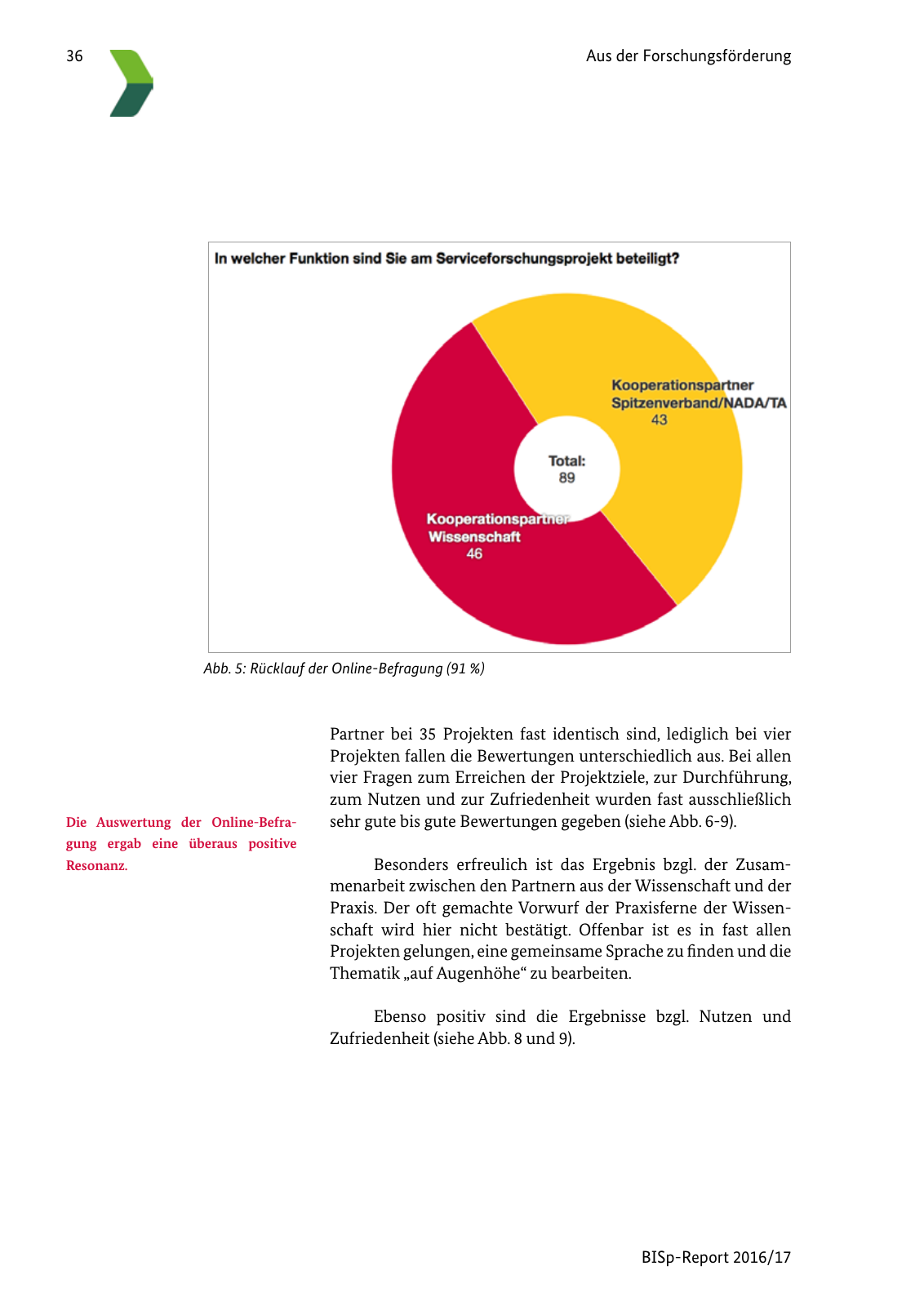 Vorschau BISp-Report 2016/17 Seite 38