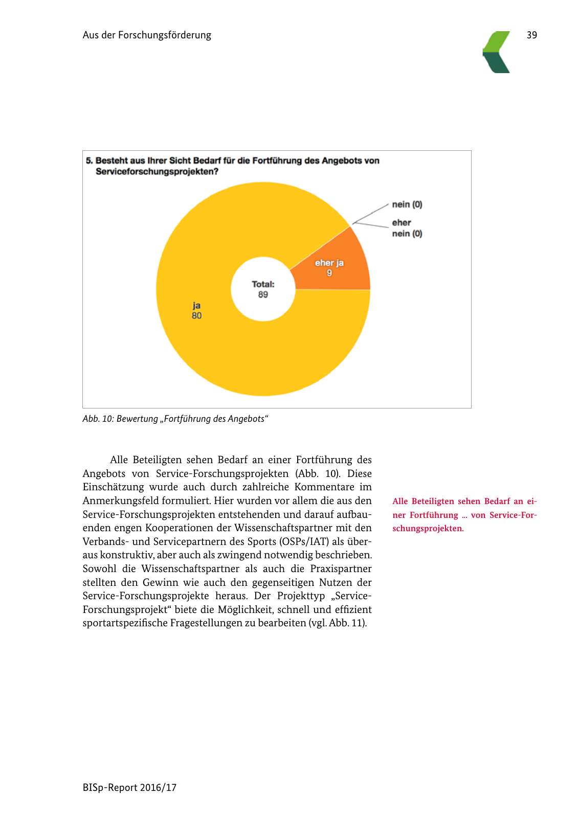 Vorschau BISp-Report 2016/17 Seite 41