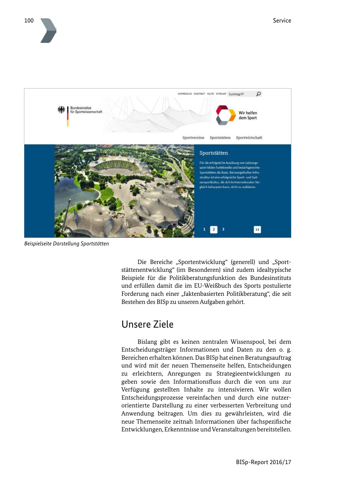 Vorschau BISp-Report 2016/17 Seite 102