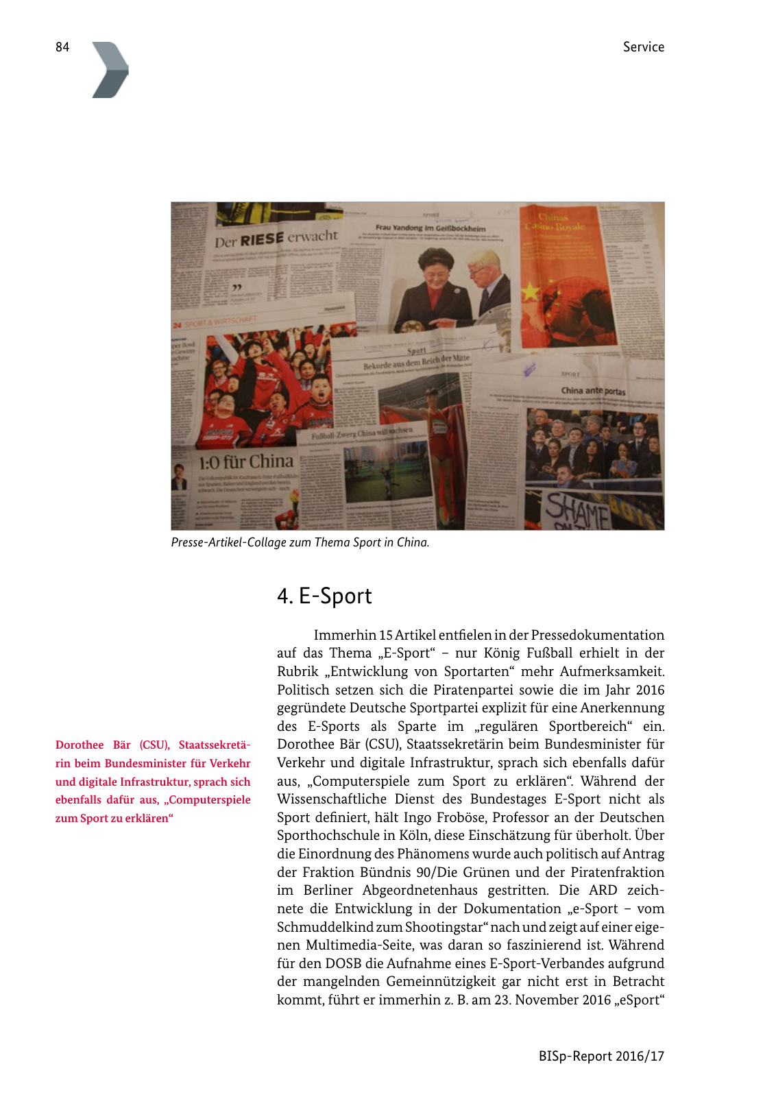 Vorschau BISp-Report 2016/17 Seite 86
