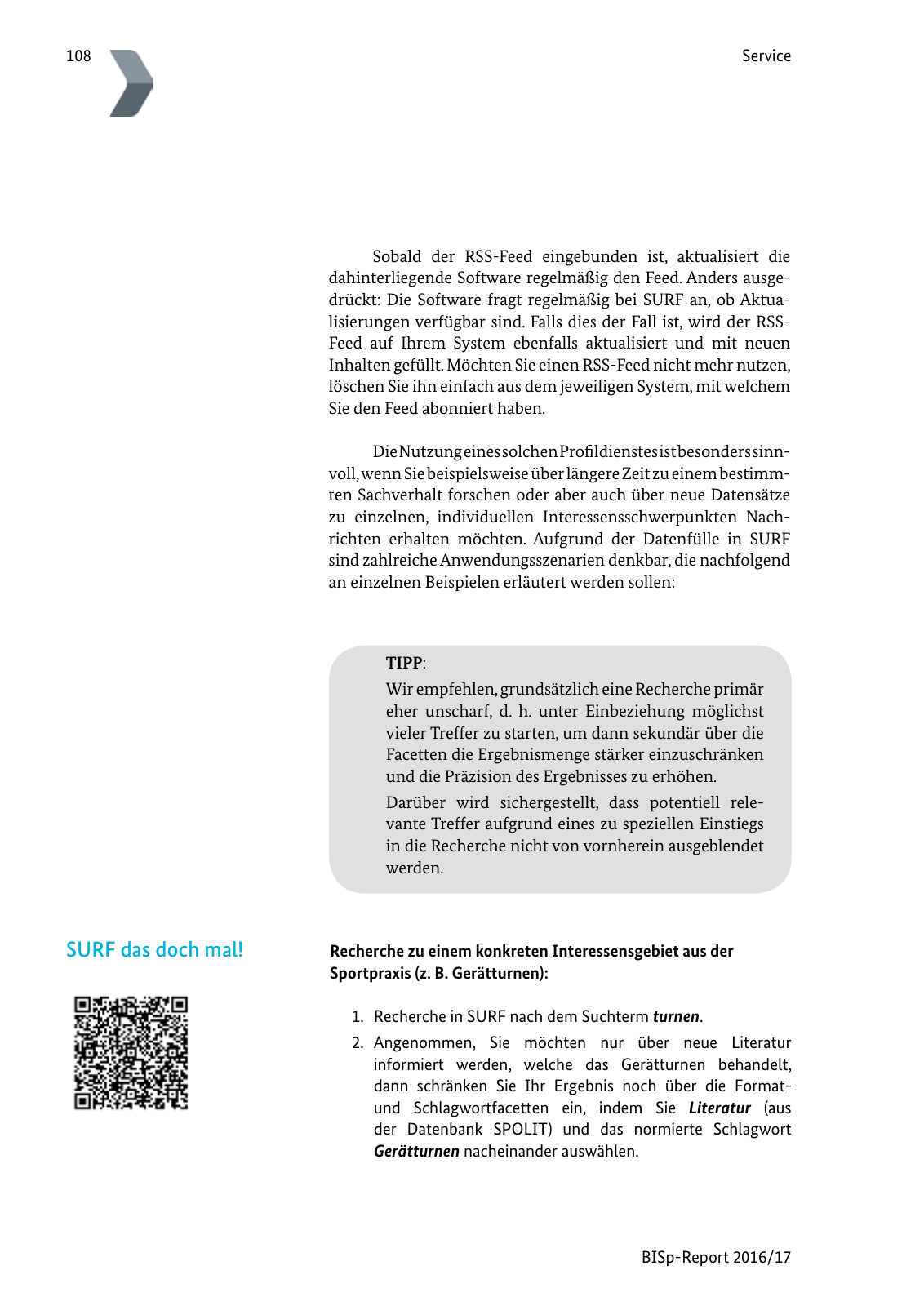 Vorschau BISp-Report 2016/17 Seite 110