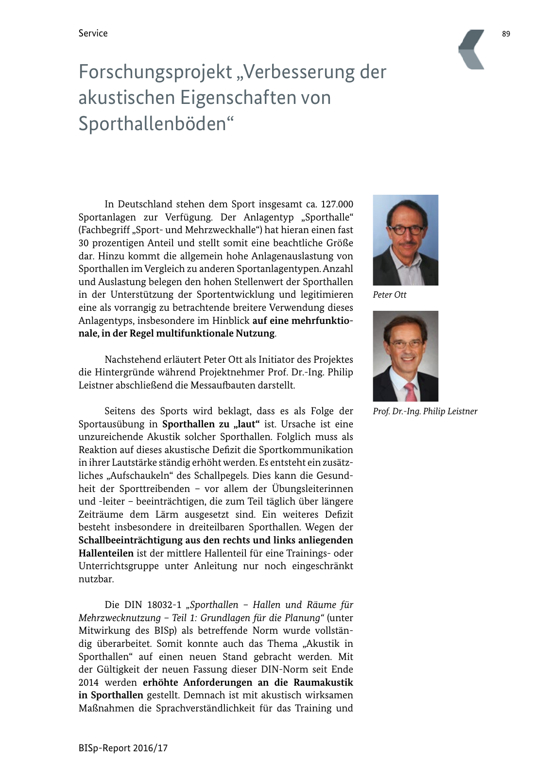 Vorschau BISp-Report 2016/17 Seite 91