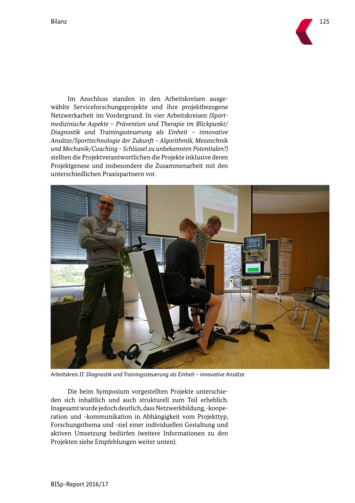 Vorschau BISp-Report 2016/17 Seite 127