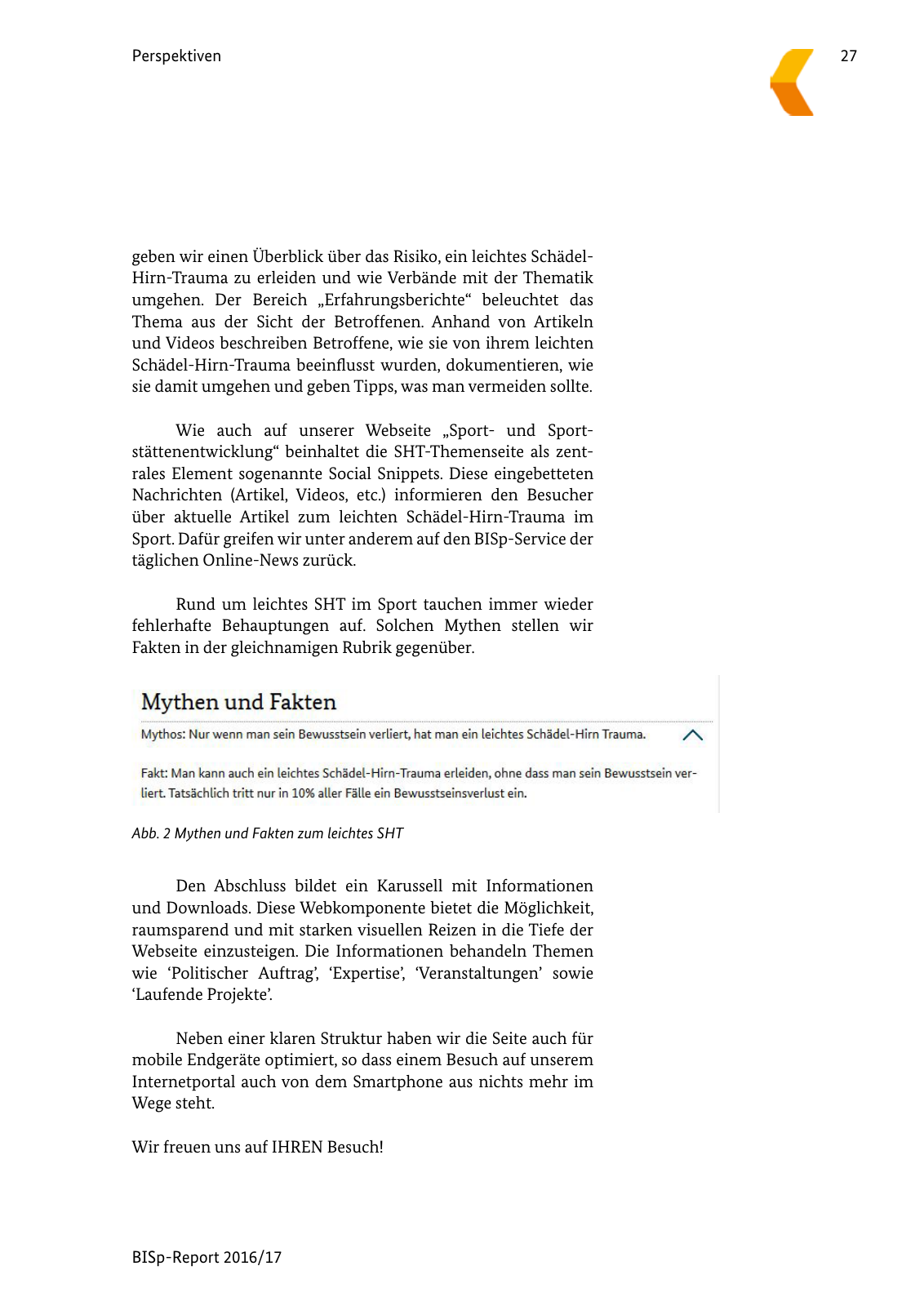 Vorschau BISp-Report 2016/17 Seite 29