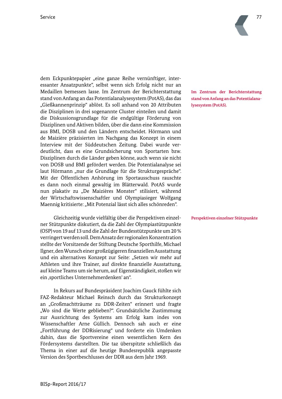 Vorschau BISp-Report 2016/17 Seite 79