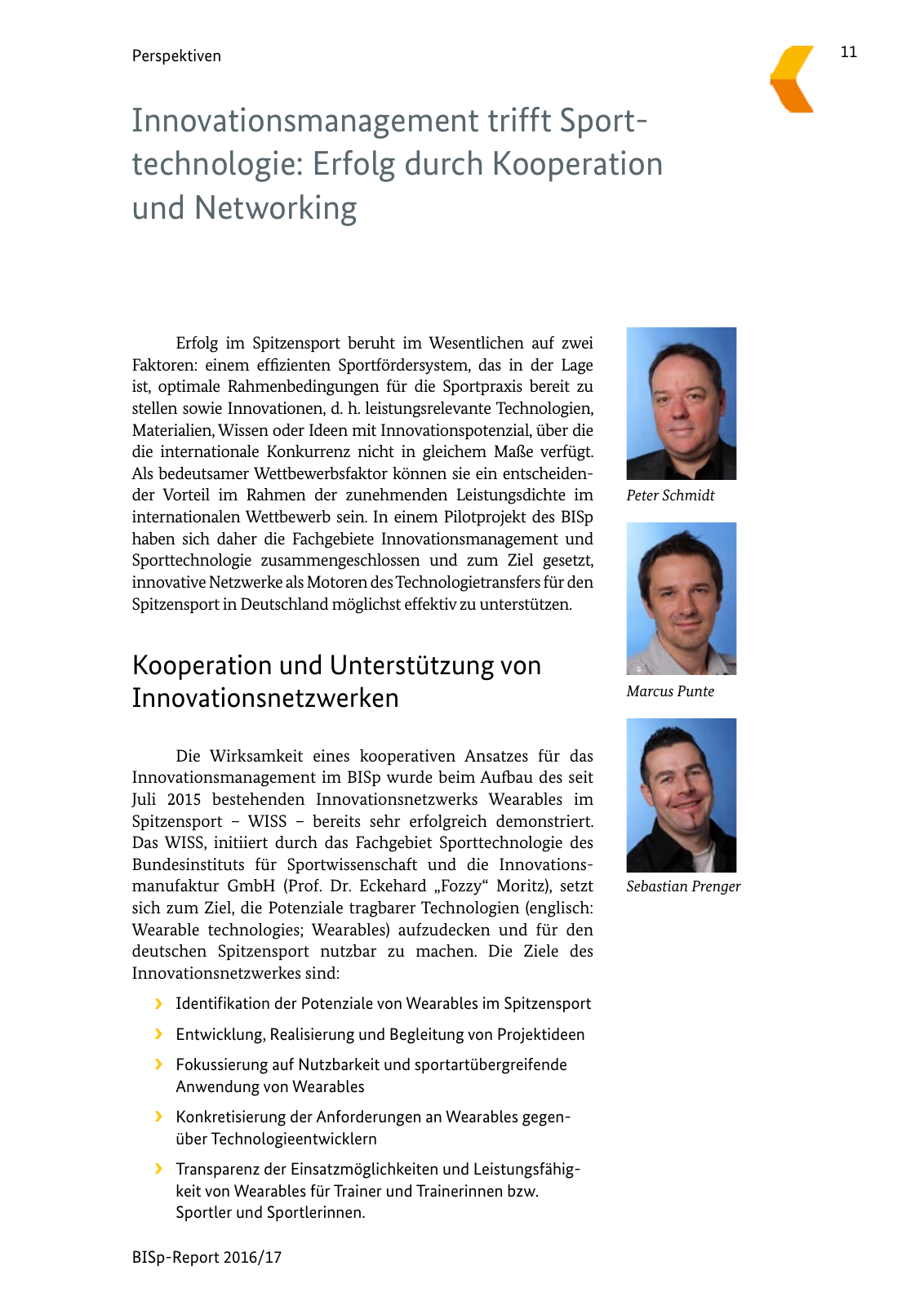 Vorschau BISp-Report 2016/17 Seite 13