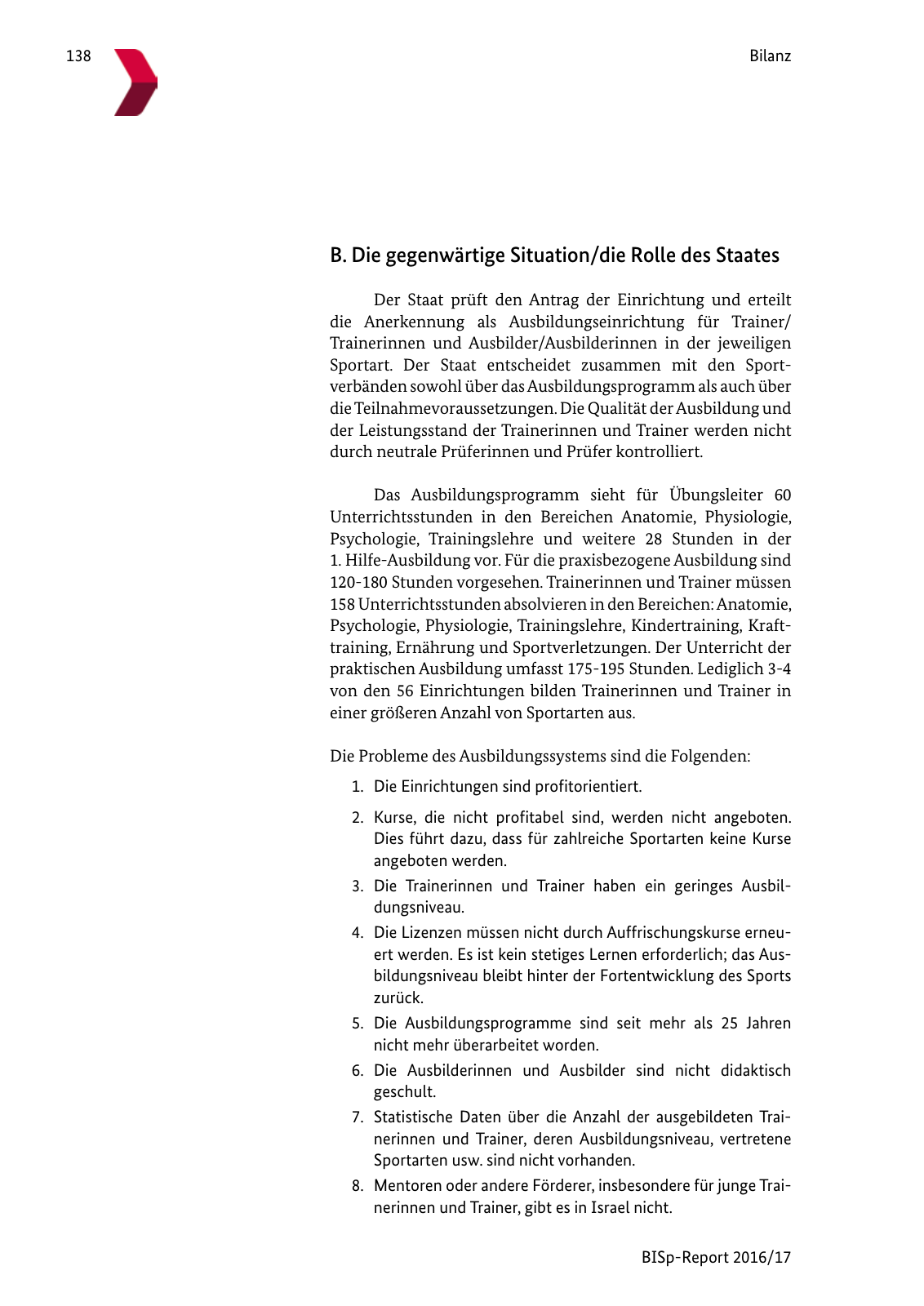 Vorschau BISp-Report 2016/17 Seite 140