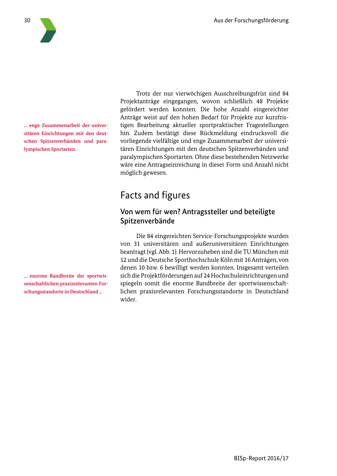 Vorschau BISp-Report 2016/17 Seite 32