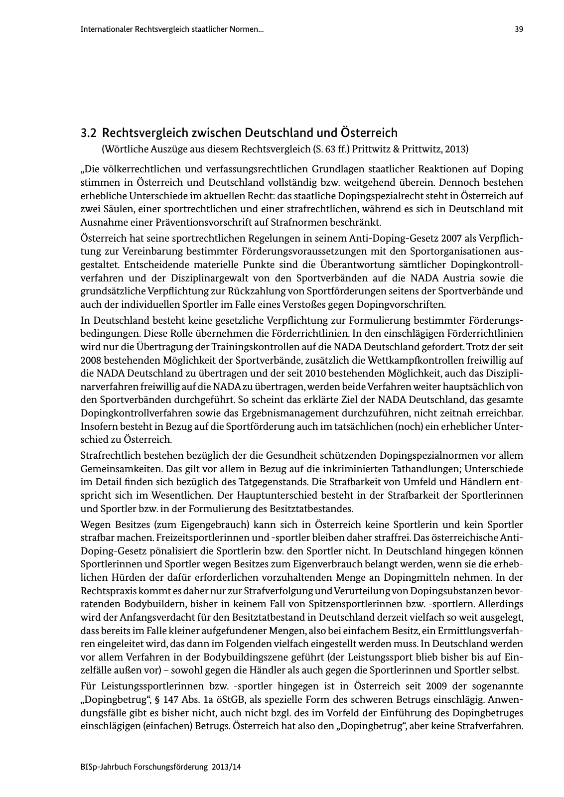 Vorschau BISp-Jahrbuch Forschungsförderung 2013/14 Seite 40