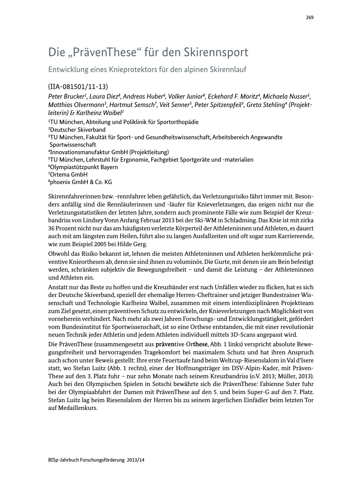 Vorschau BISp-Jahrbuch Forschungsförderung 2013/14 Seite 270